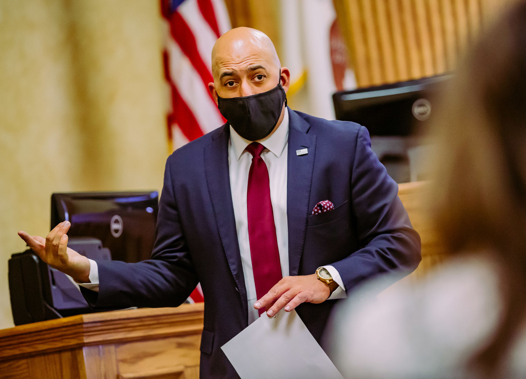 Cervantez sworn in as Jackson County State’s Attorney